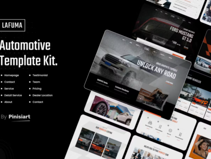 Lafuma - Car Rental & Auto Dealer Elementor Template Kit