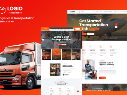 Logio - Logistics & Transportation Elementor Template Kit