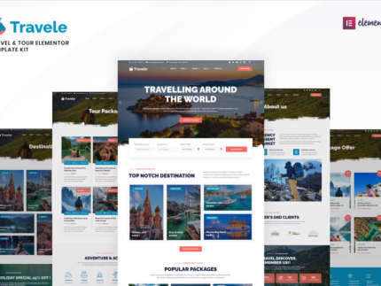 Travele – Travel & Tour Agency Template Kit