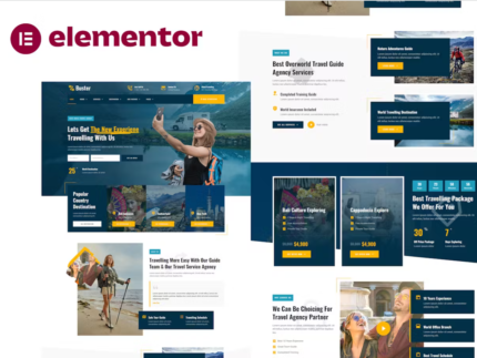 Buster - Tour Guide & Travel Agency Elementor Pro Template Kit