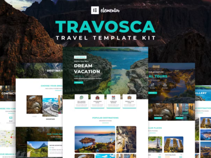 Travosca - Travel Elementor Template Kit