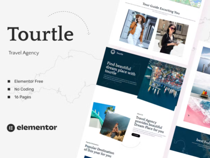 Tourtle - Travel Agency Template Kits