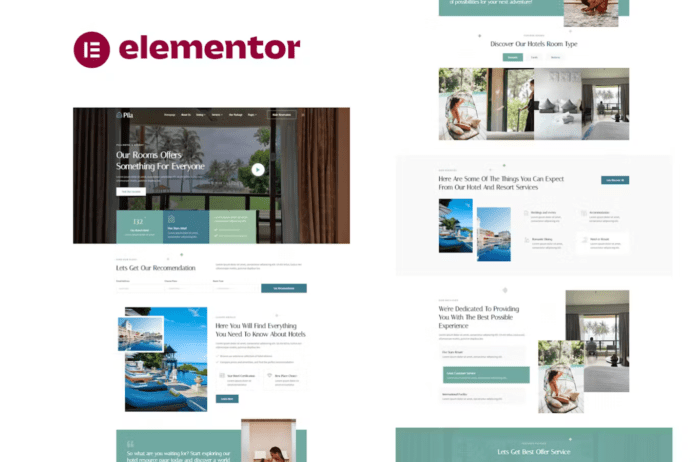 Pila - Hotel & Resort Elementor Template Kit