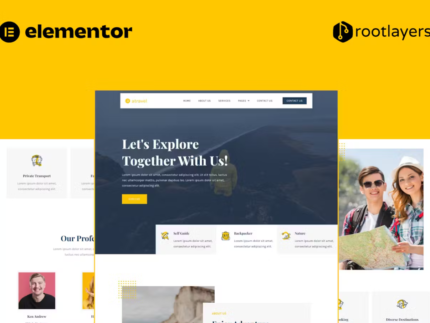 Atravel - Travel Agency Elementor Pro Full Site Template Kit