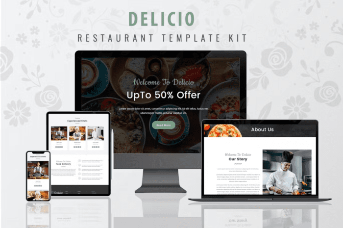 Delicio - Restaurant Elementor Template Kit