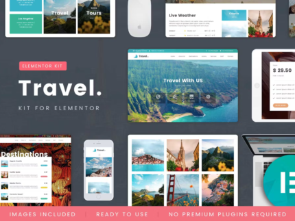 TravelTour - Travel & Booking Template Kit