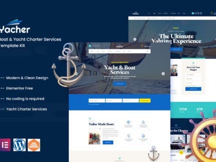 Yachter - Boat & Yacht Charter Services Template Kit