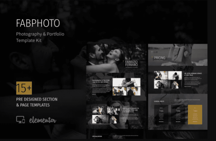 FabPhoto - Photography and Portfolio Template Kit