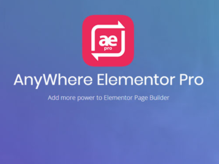 AnyWhere Elementor Pro WordPress Plugin