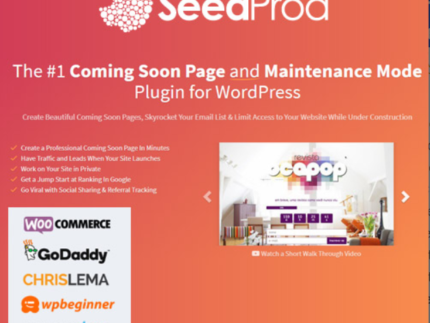 SeedProd Coming Soon Pro – WordPress Coming Soon Pages & Maintenance Mode