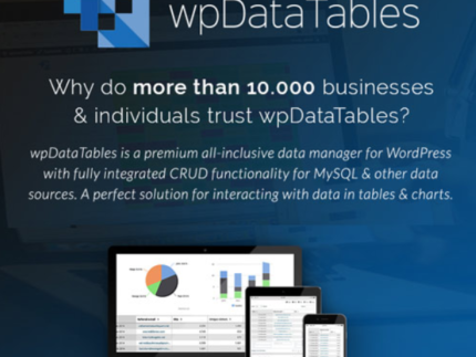 wpDataTables – Tables and Charts Manager for WordPress