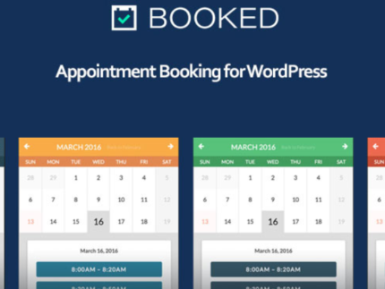 Booked – Appointment Booking for WordPress