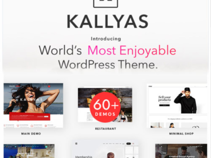 KALLYAS – Creative eCommerce Multi-Purpose WordPress Theme