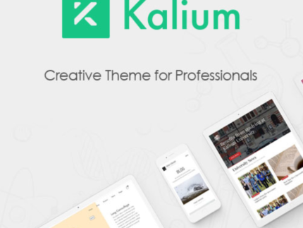 Kalium – Creative Theme for Professionals