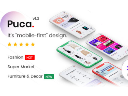 Puca – Optimized Mobile WooCommerce Theme