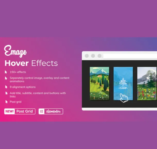 Jual Emage – Image Hover Effects for Elementor