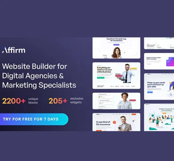 Jual Affirm – Marketing & Digital Agency WordPress Theme