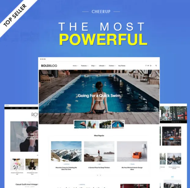 Jual CheerUp Blog / Magazine – WordPress Blog Theme