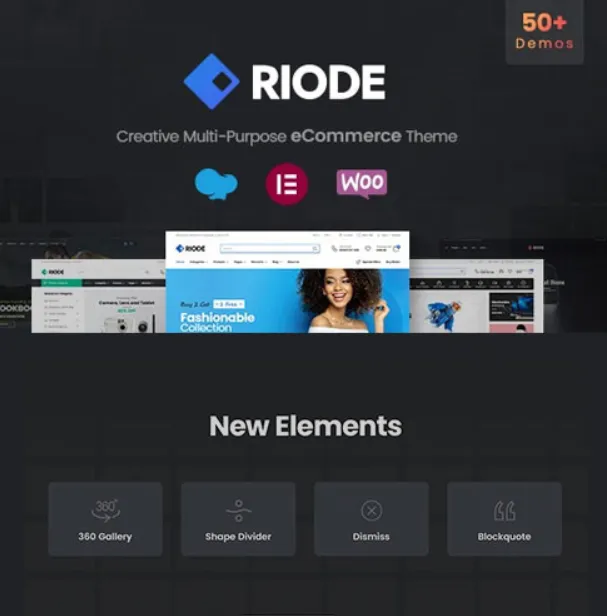 Jual Riode | Multi-Purpose WooCommerce Theme