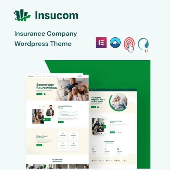 Jual Insucom – Insurance WordPress Theme