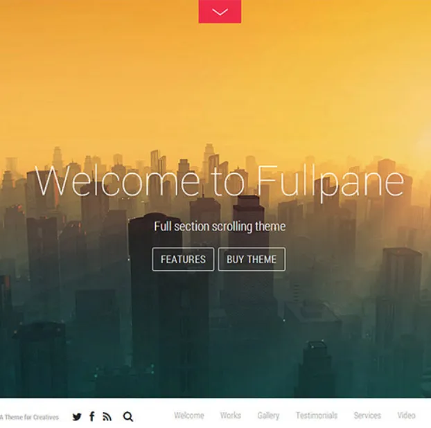 Jual Themify Fullpane WordPress Theme