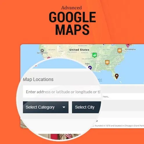 Jual Advanced Google Maps Plugin for WordPress