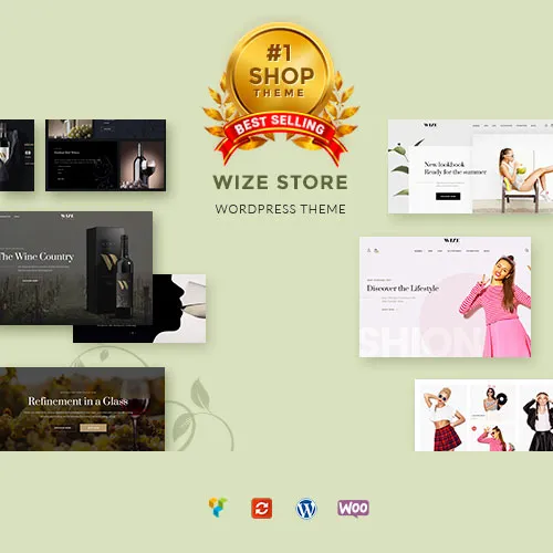 Jual WooCommerce Multipurpose Responsive WordPress Theme - WizeStore