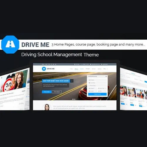 Jual Driveme - Driving School WordPress Theme