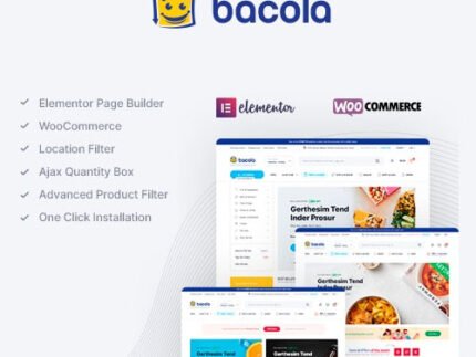 Bacola – Grocery Store and Food eCommerce Theme