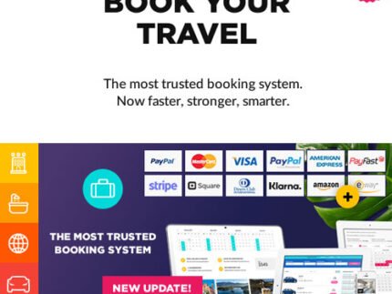 Book Your Travel – Online Booking WordPress Theme