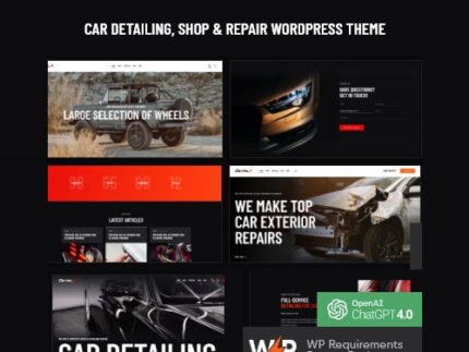 DetailX – Car Detailing, Shop & Repair WordPress Theme