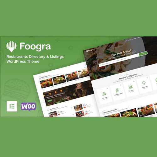 Foogra – Restaurants Directory & Listings WordPress Theme