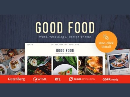 Good Food – Recipe Magazine & Culinary Blog Theme