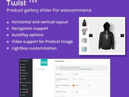 Product Gallery Slider for Woocommerce – Twist