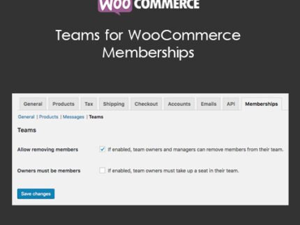 Teams for WooCommerce Memberships