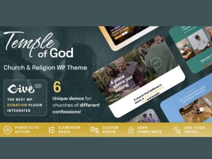 Temple of God – Religion and Church WordPress Theme