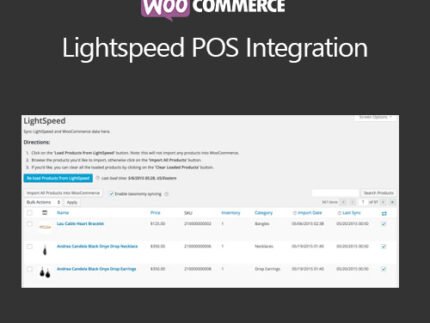 WooCommerce Lightspeed POS Integration