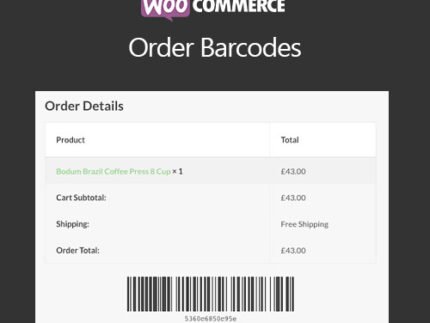 WooCommerce Order Barcodes