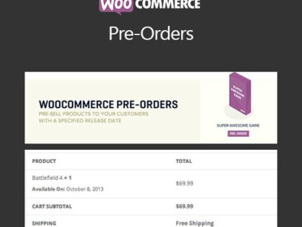 WooCommerce Pre-Orders