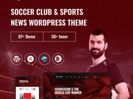 Kester – Soccer Club & Sports News WordPress Theme