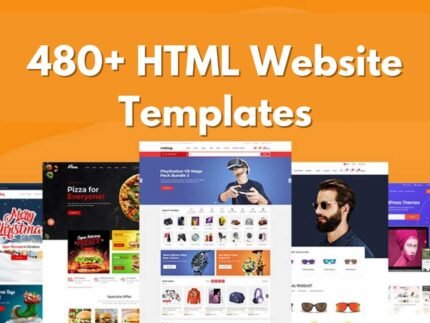 480+ HTML Website Templates