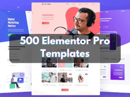 500 Template Elementor Wordpress