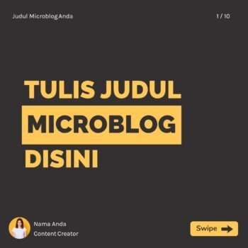 140 Template Microblog PPT