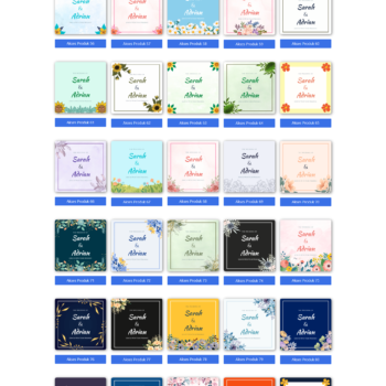 110 Template Pernikahan Canva